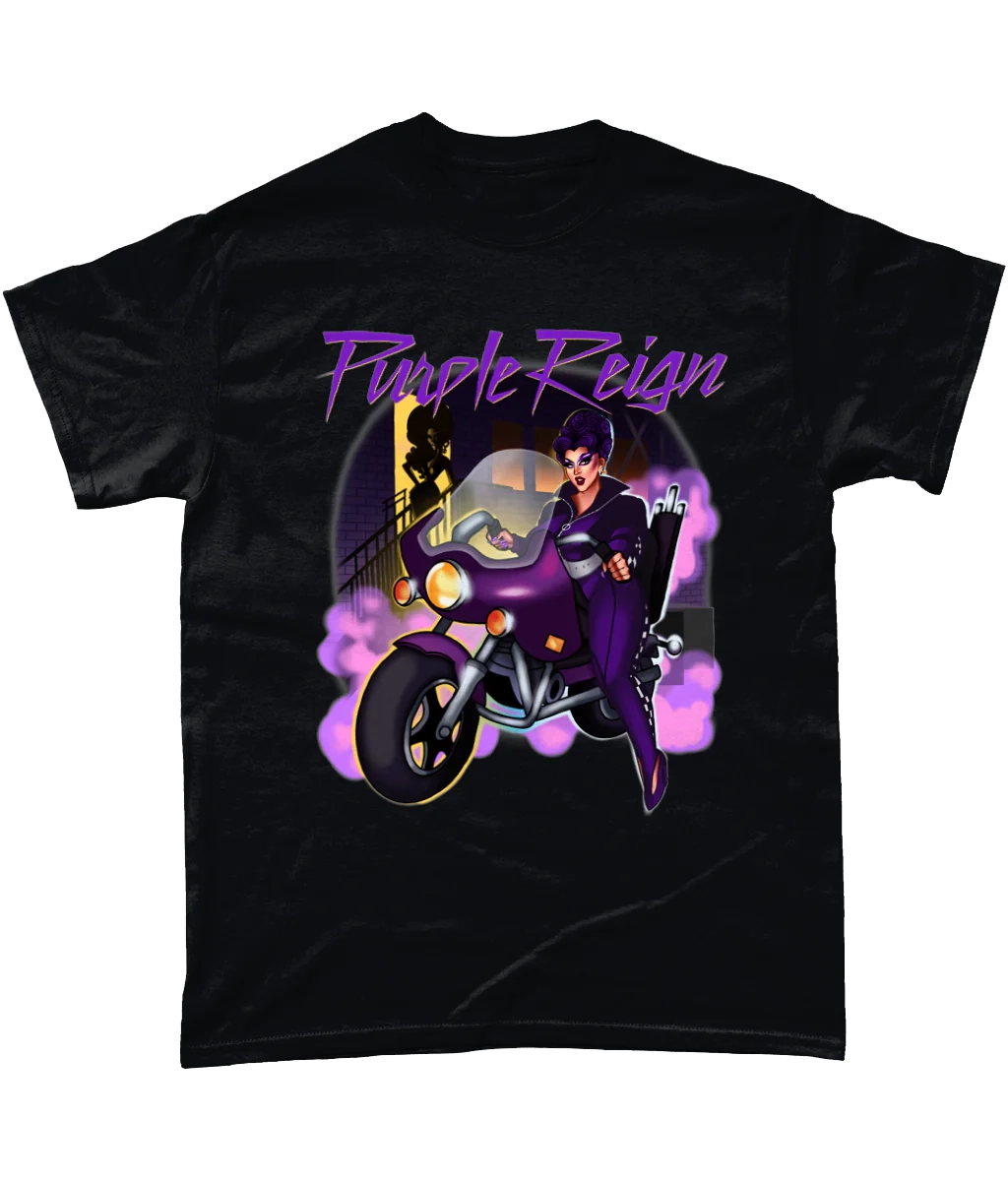 Purple Reign - Black T-Shirt