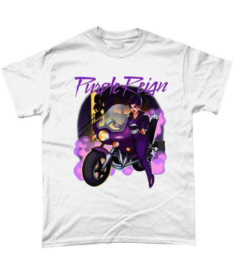 Purple Reign - White T-Shirt